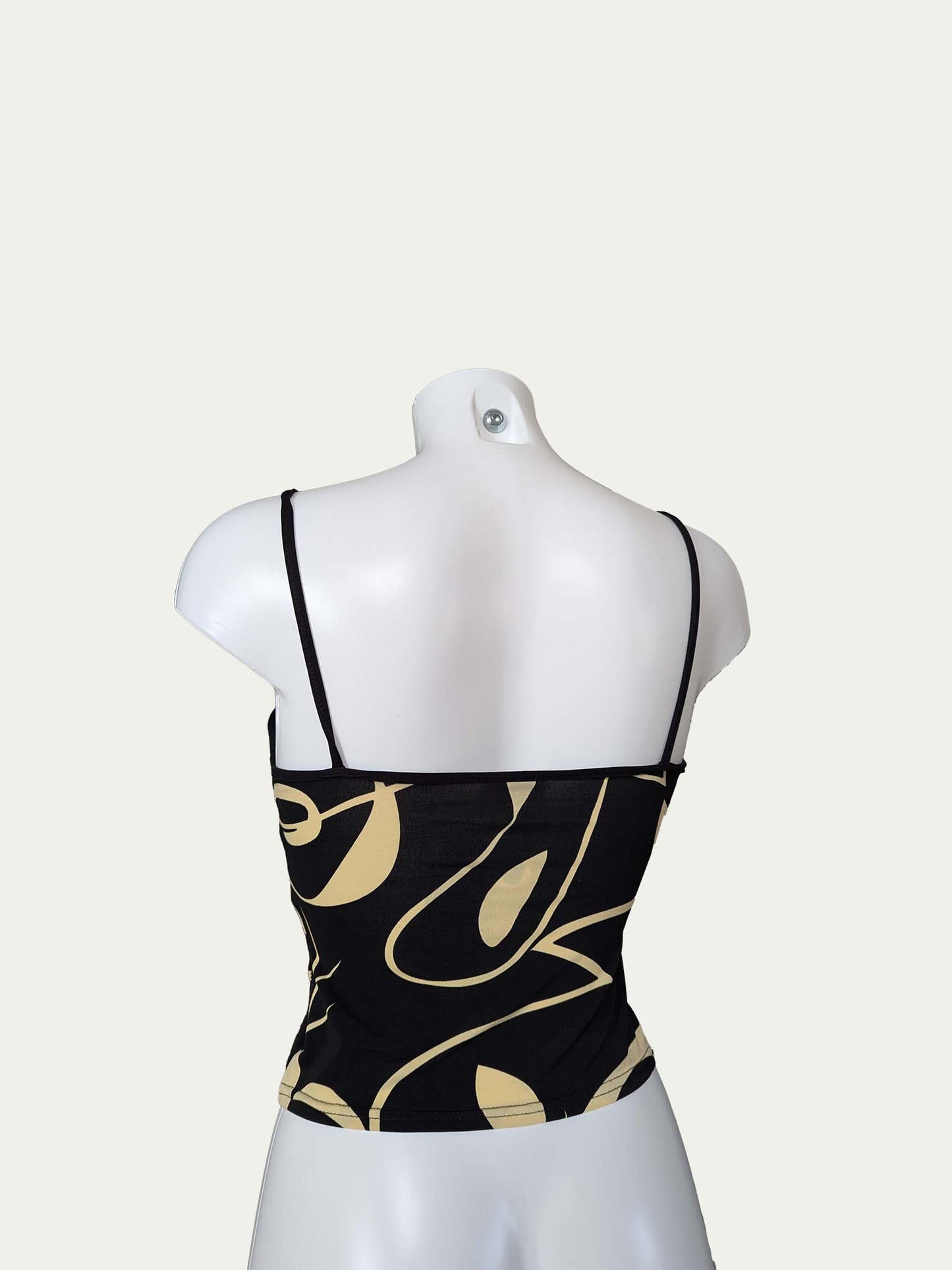 The 90s Printed Crop Tank Top