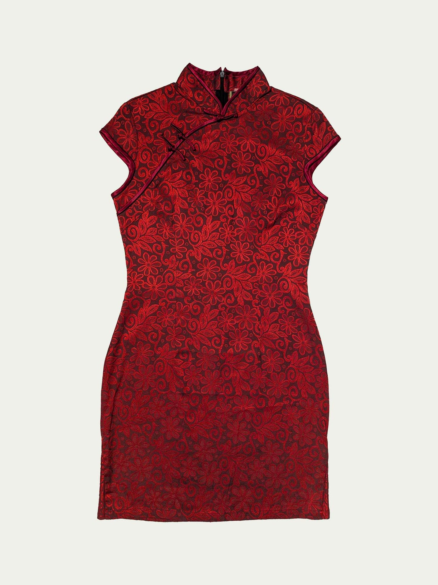 The Red Chinese Mini Dress