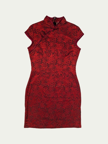 The Red Chinese Mini Dress