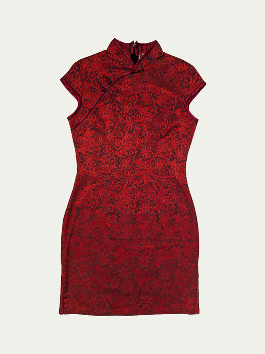 The Red Chinese Mini Dress