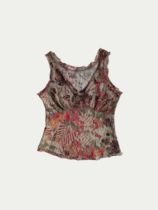 The Nature-Toned Mesh Tank