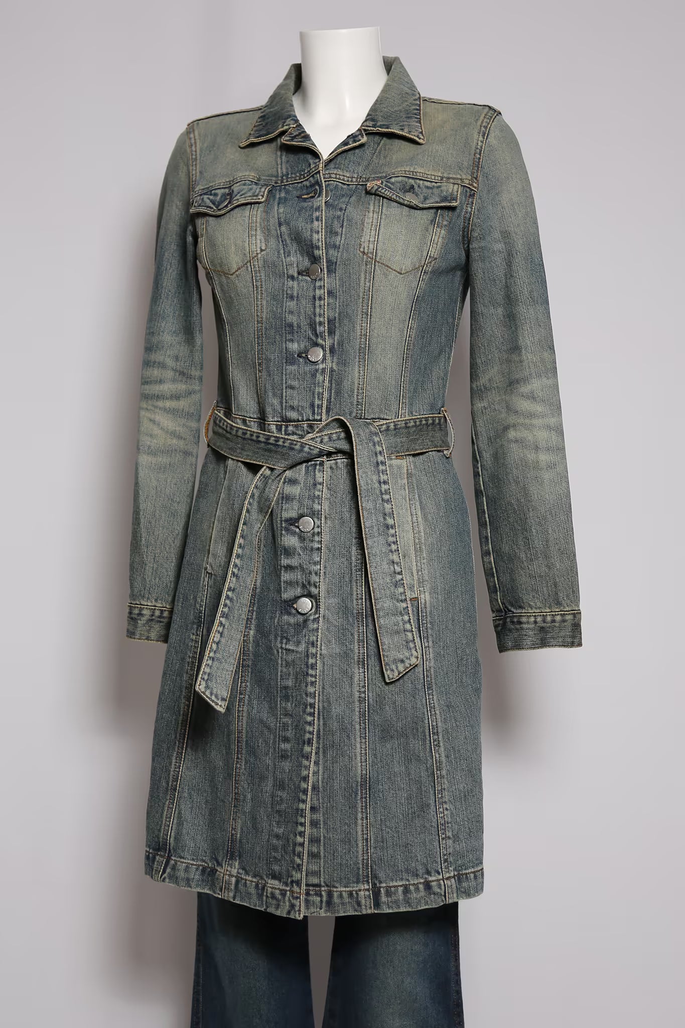 The Miss Sixty Denim Trench Jacket