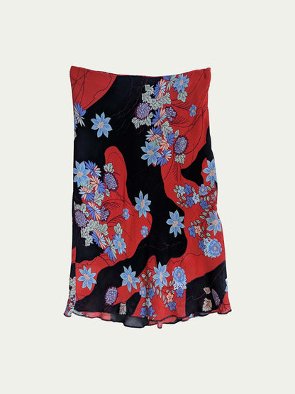 The Japanese Garden Chiffon Skirt