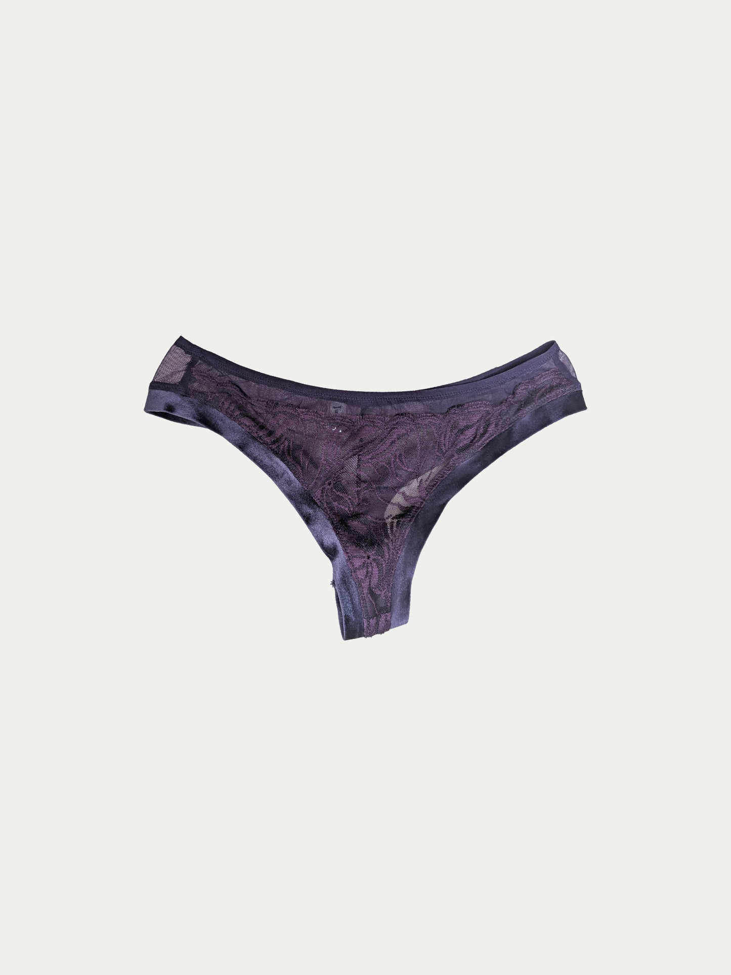 The Eggplant Velvet Lingerie Set