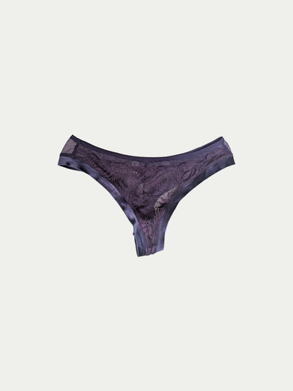 The Eggplant Velvet Lingerie Set