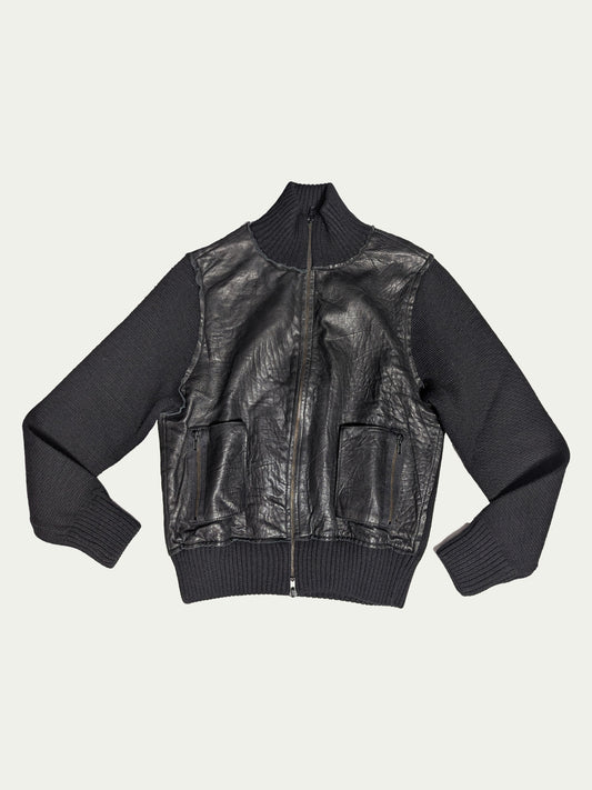 The Leather & Knit Motor Jacket