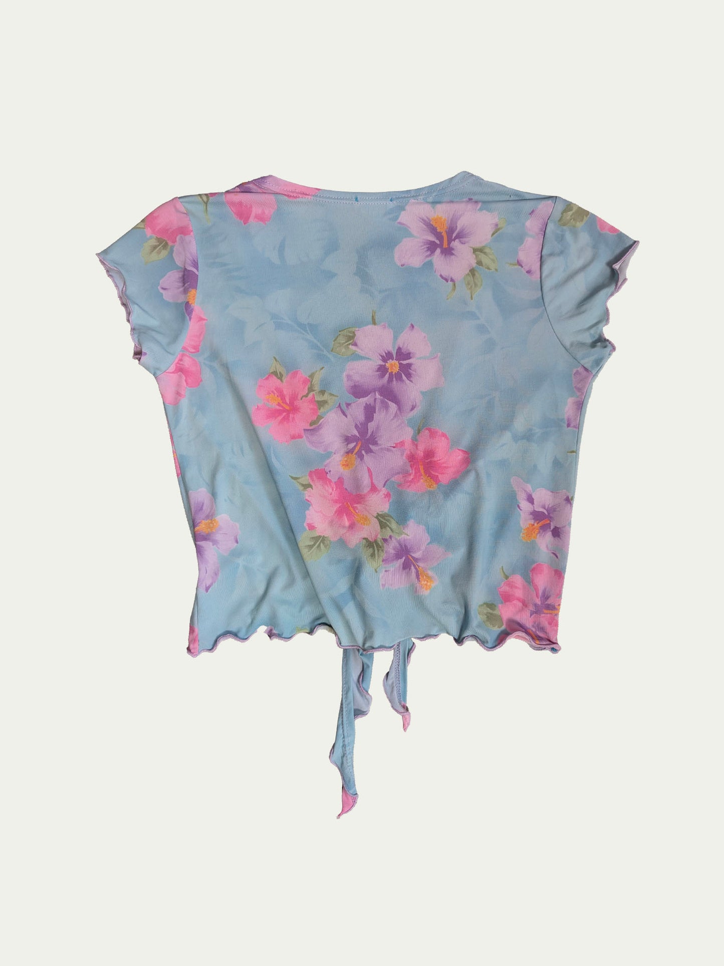 The Onyx Pastel Tie Top