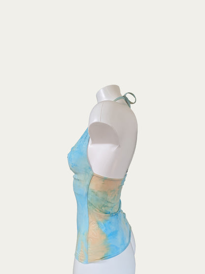 The Open-Back Collar Tie Top