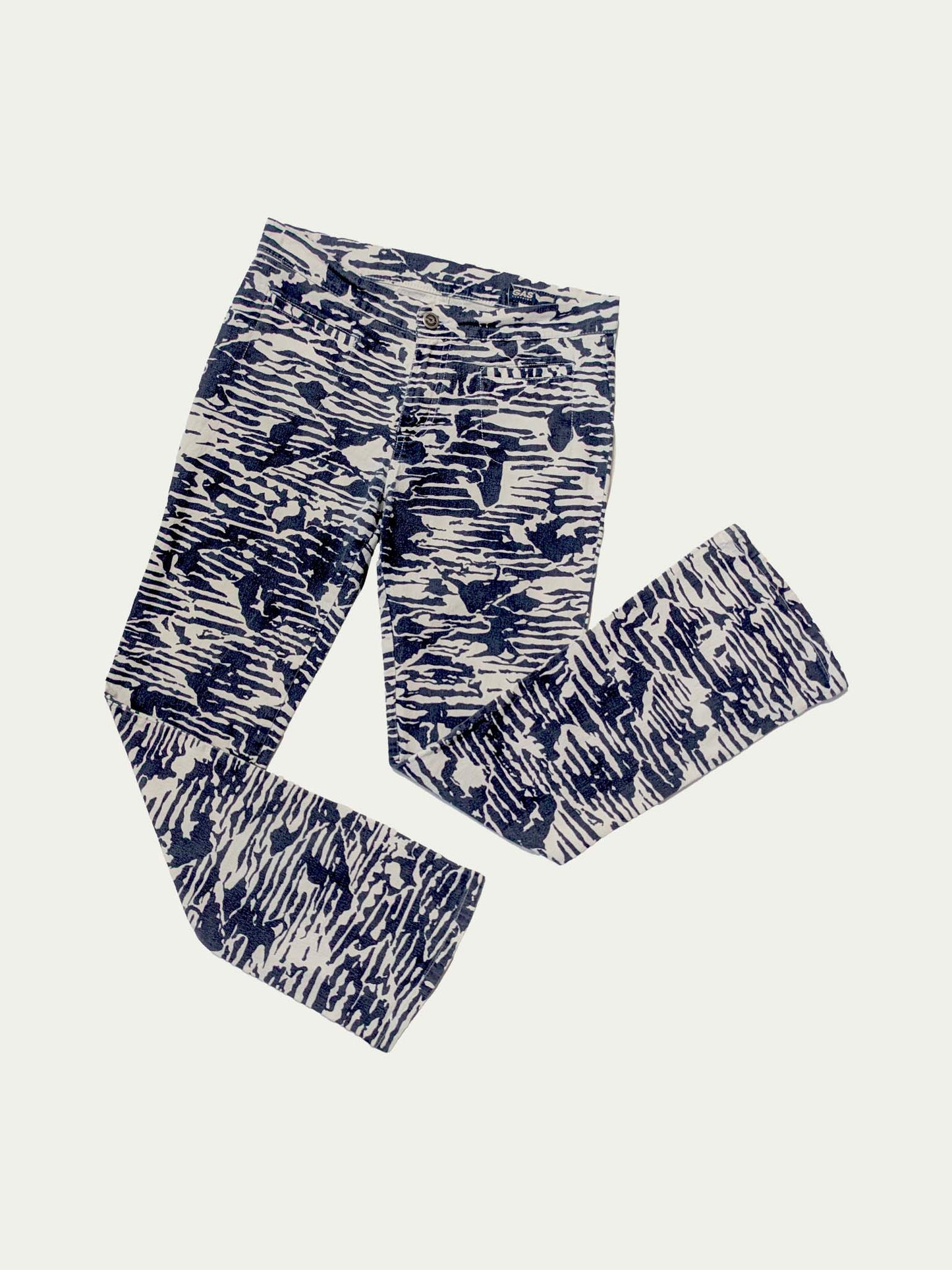 The GAS Blue & white Jeans