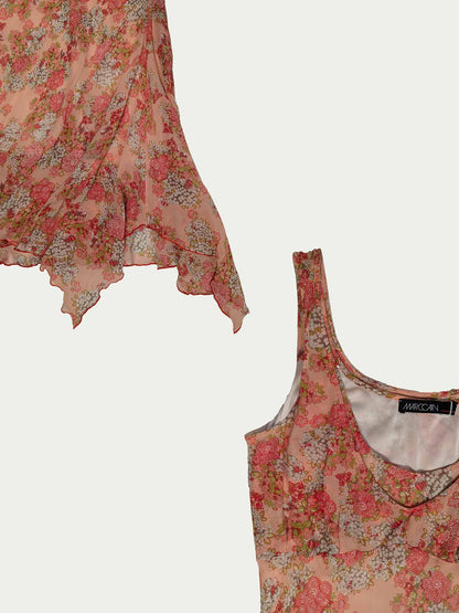 Marc Cain Asymmetrical Silk Dress