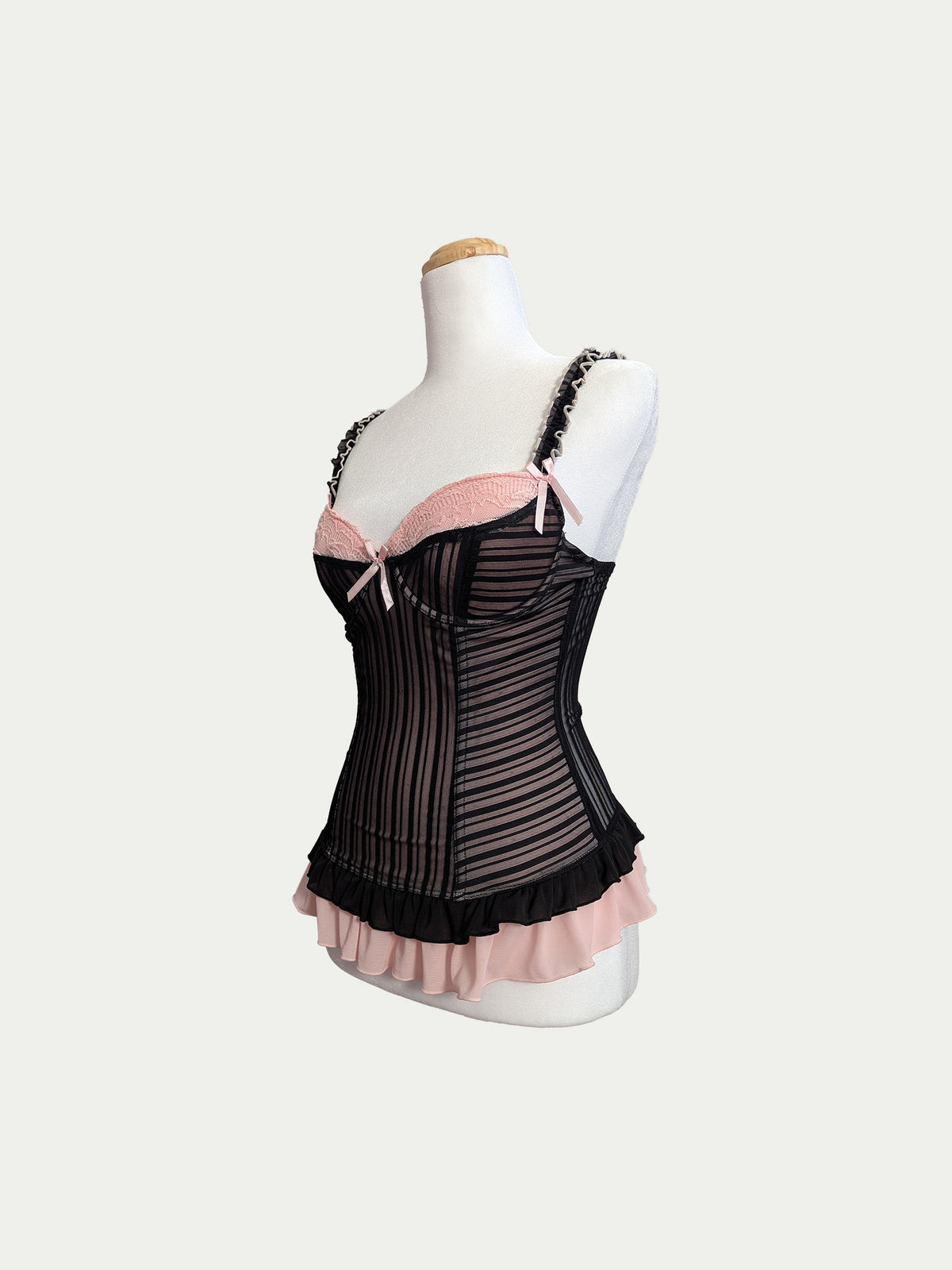 The Cabaret Peplum Corset | Vintage Top | Violet Eyes
