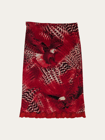 The Red Eagles Mesh Skirt
