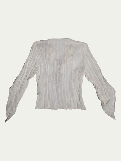 The Snow Lacing Blouse