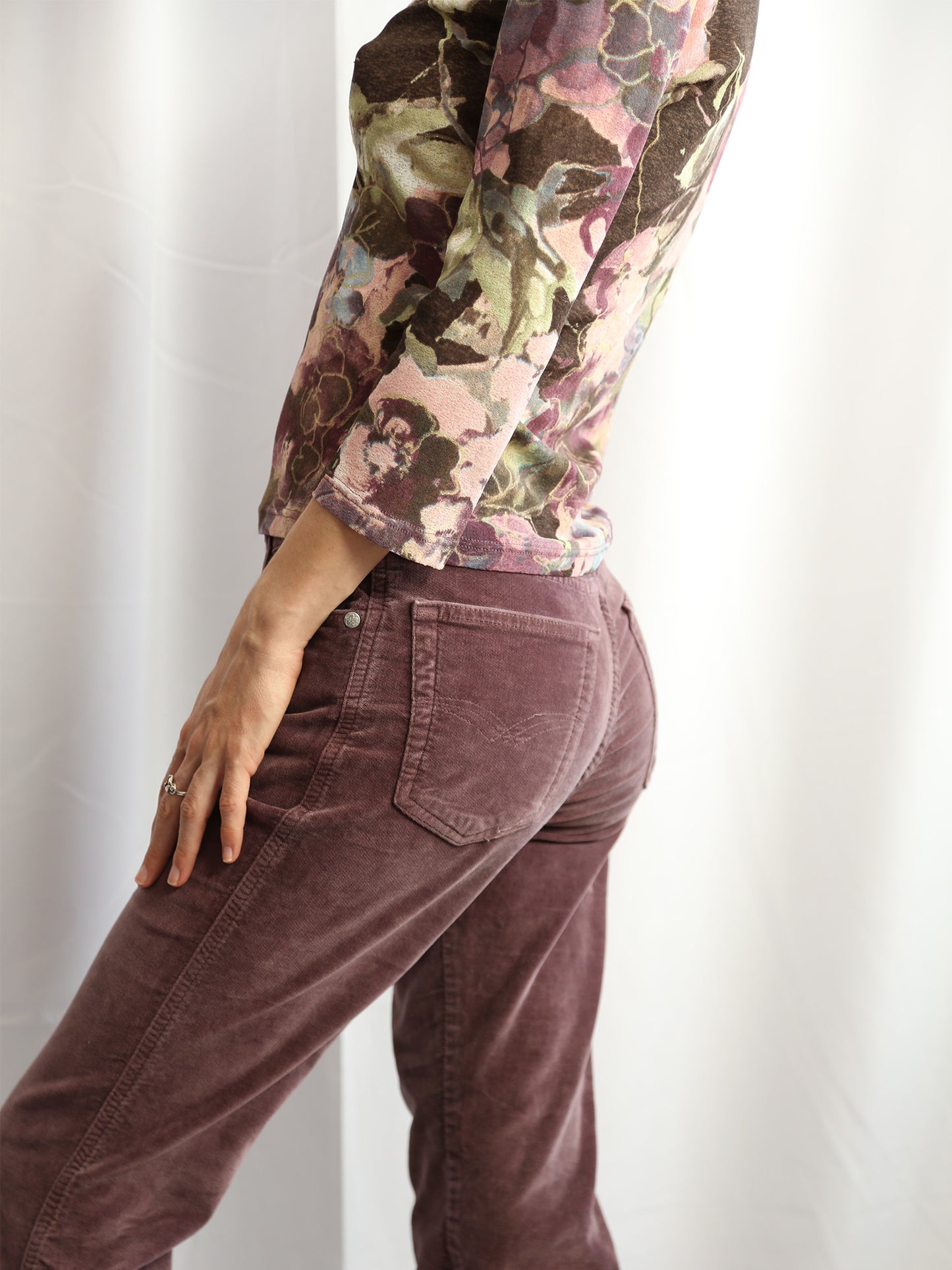 Onyx Lavender Velvet Pants