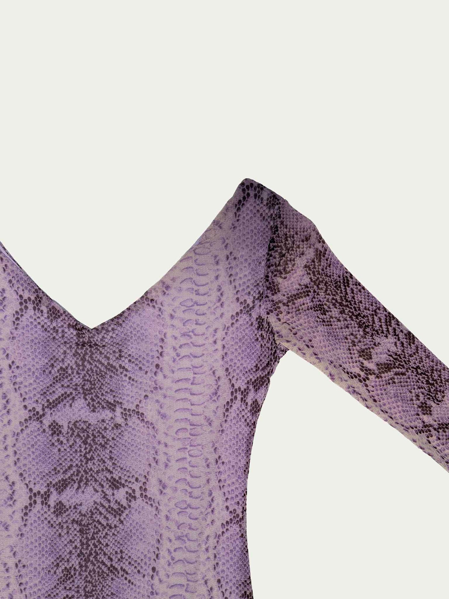 The Violet Snake Mesh Top