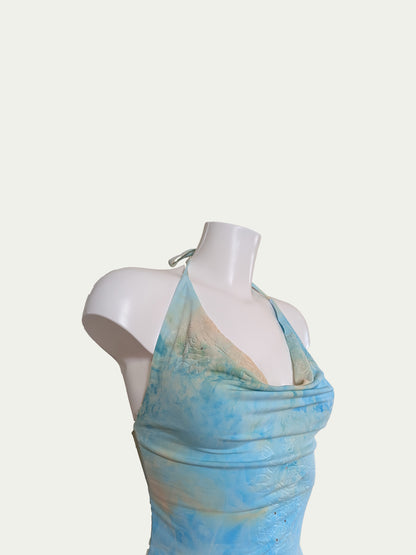 The Open-Back Collar Tie Top