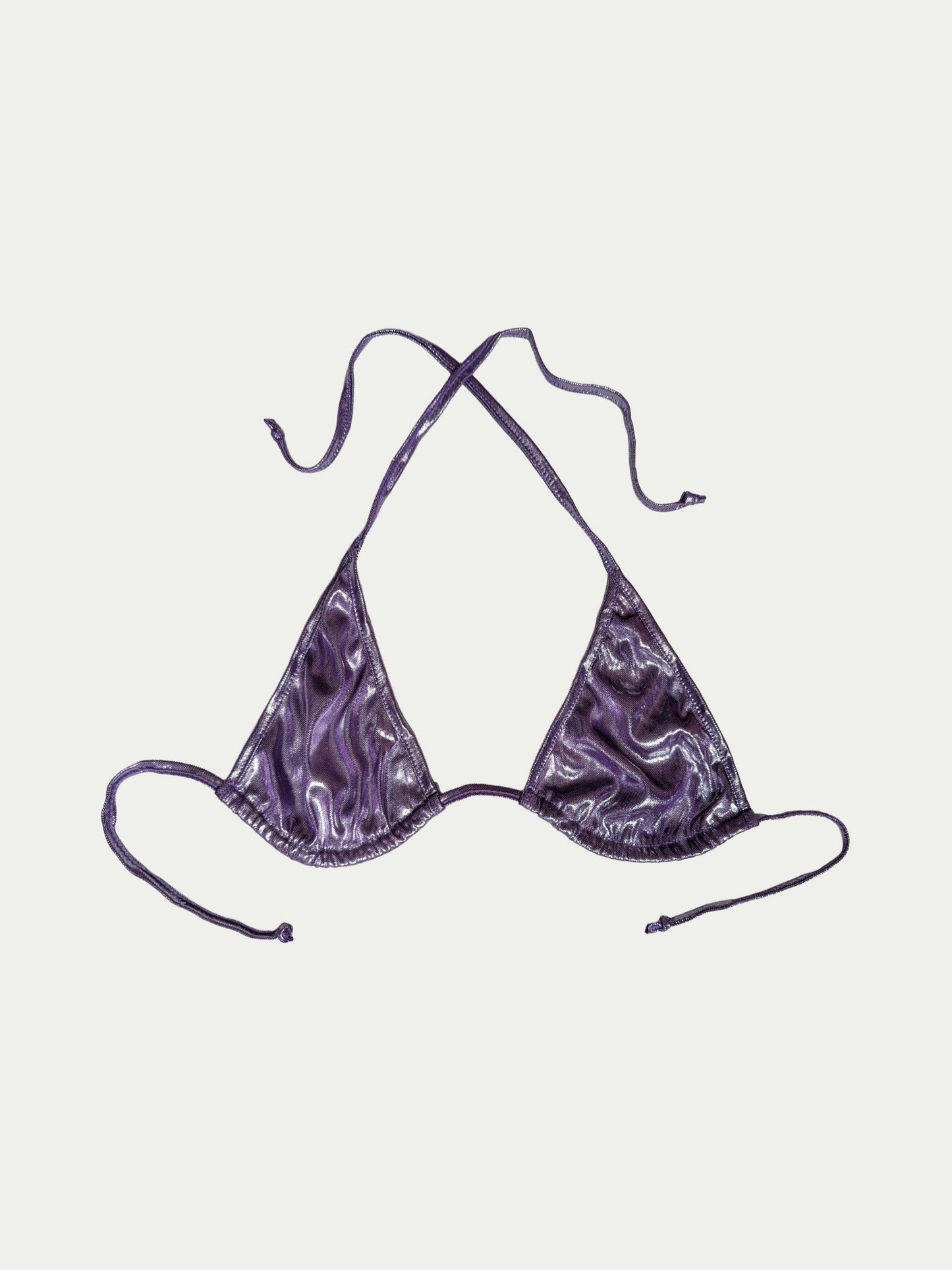 The Metalic Purple Bikini
