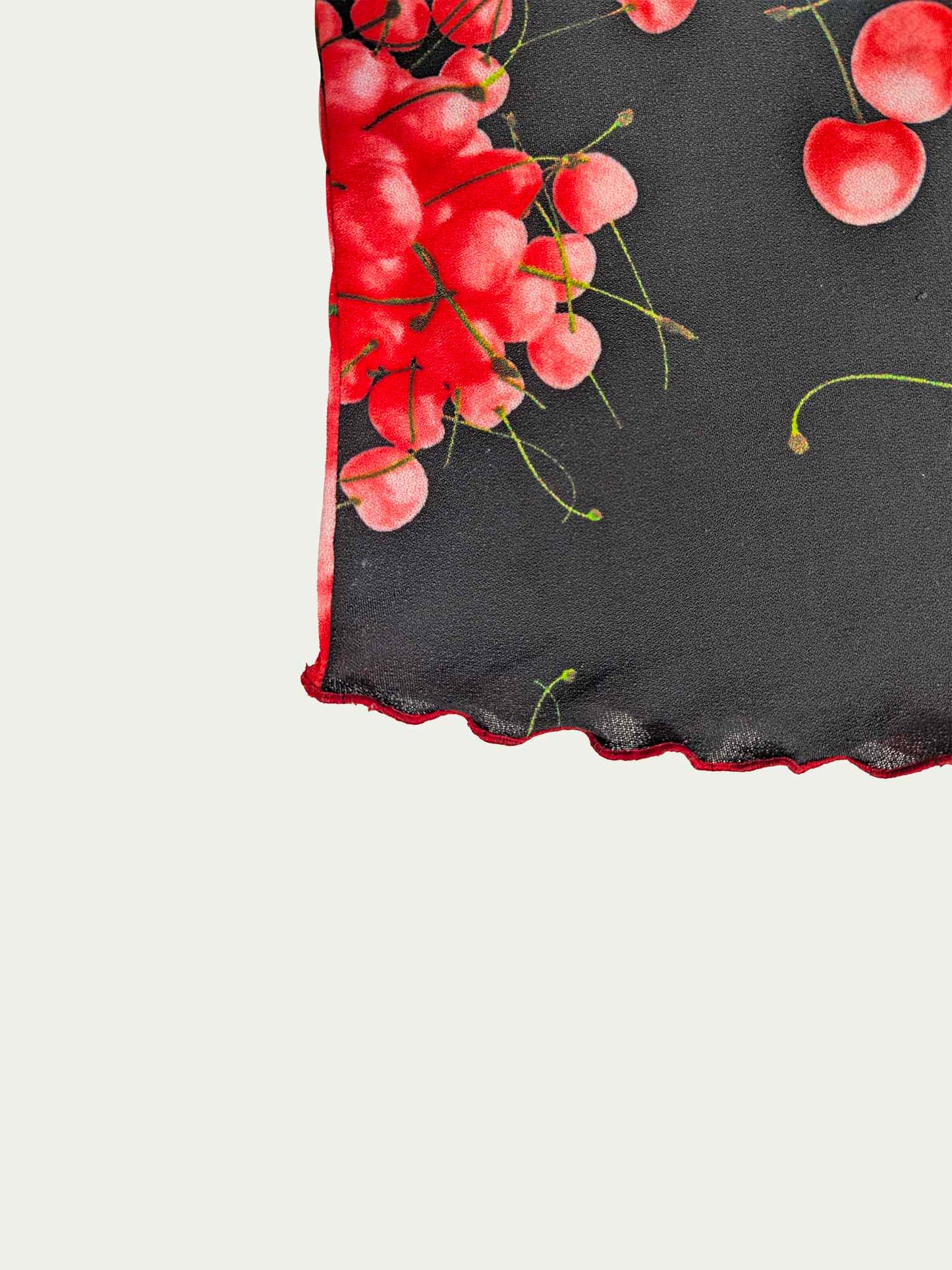 The 90s Cherries Mesh Tank Top