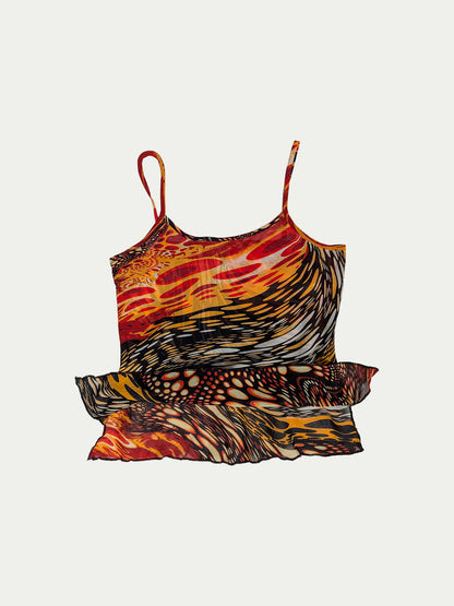 גופיית ויסקוזה Sheer Fire shades