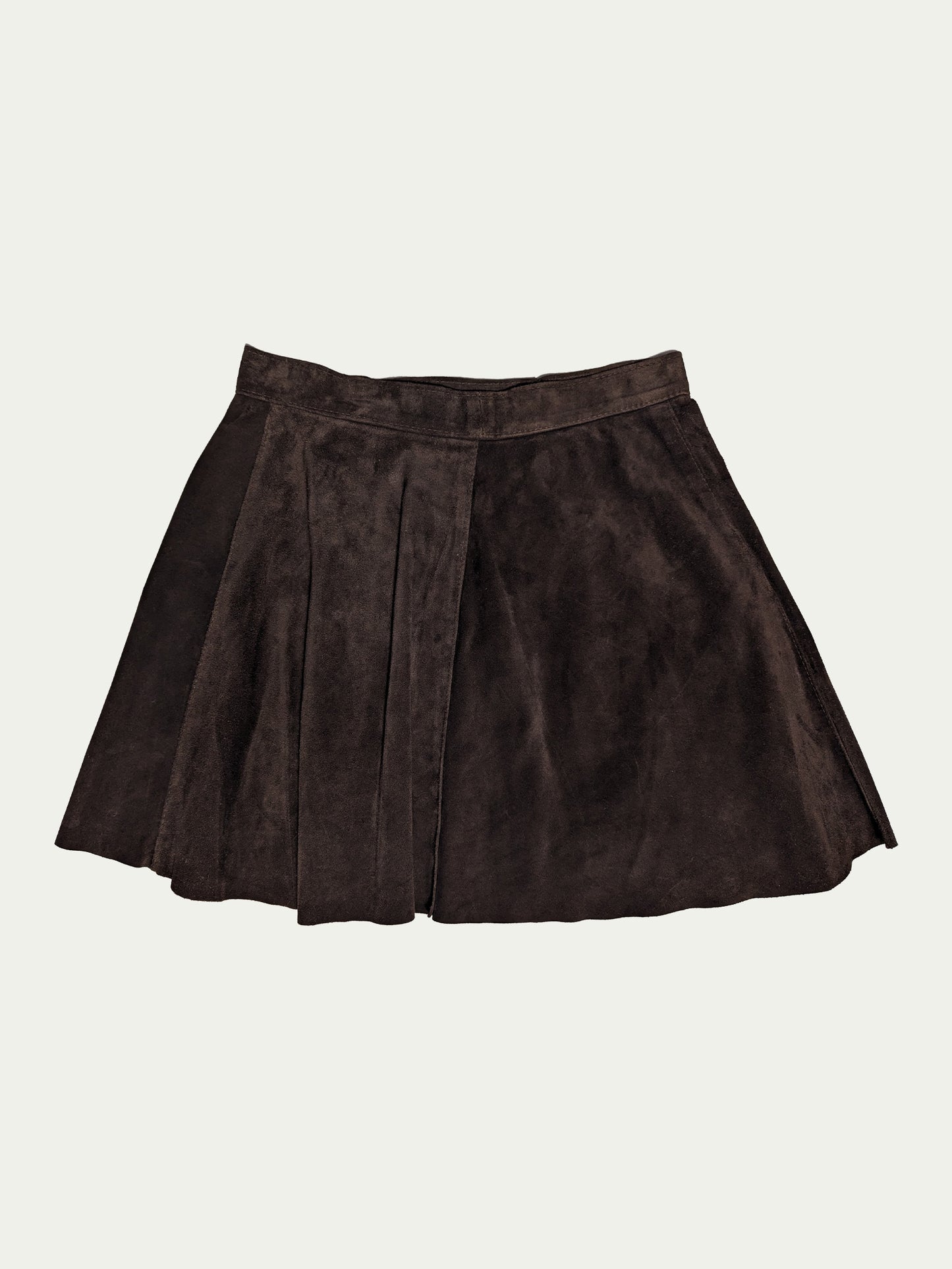 Pinko Suede Wrap Mini Skirt