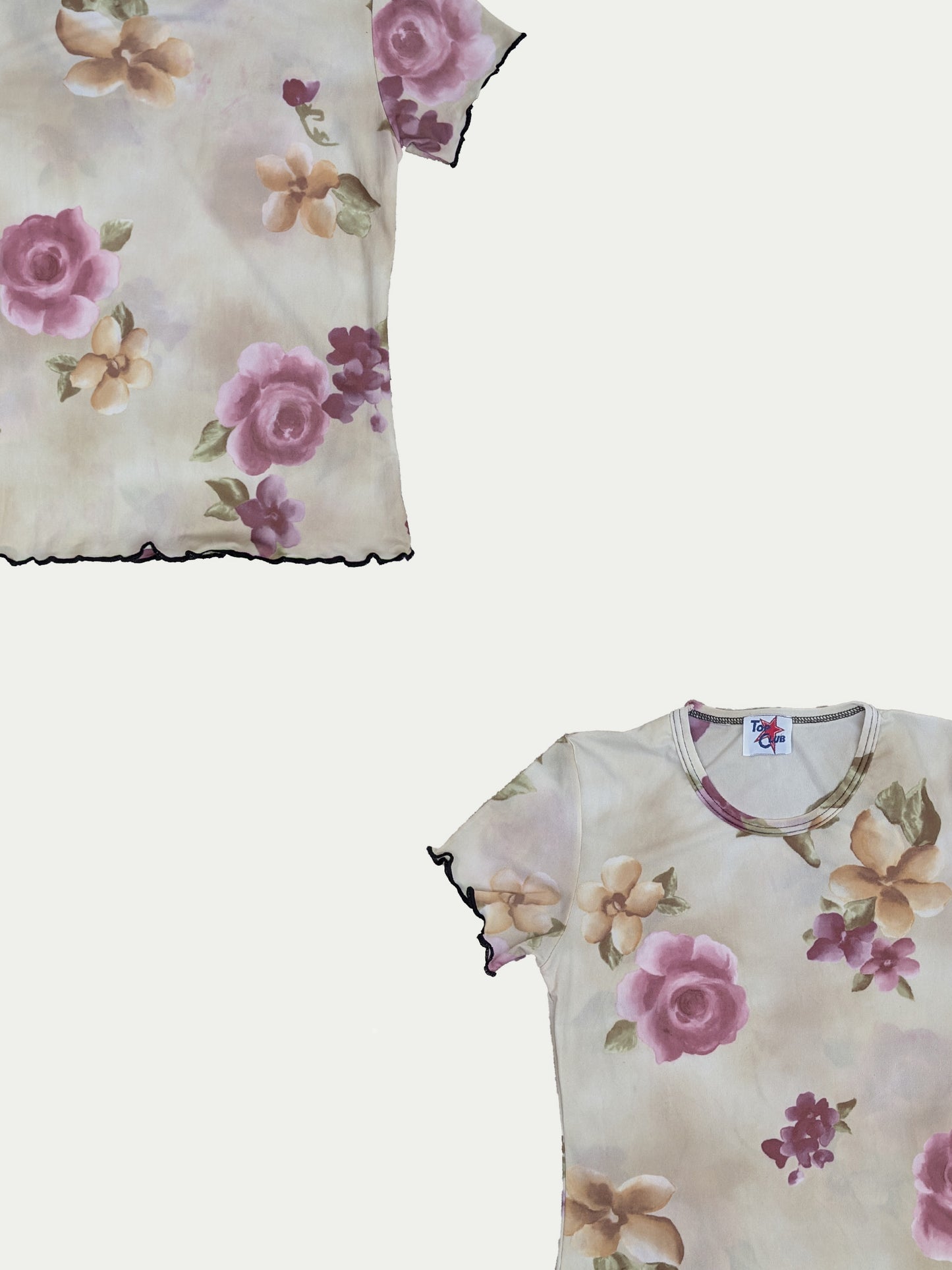 The Dreamy Floral Mesh T