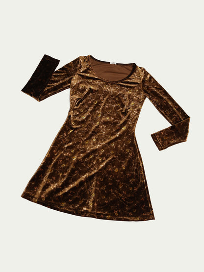 Onyx Velvet Winter Dress