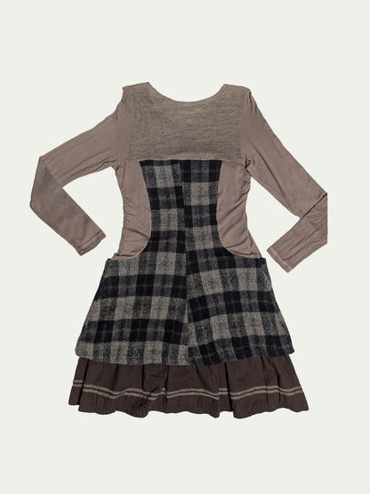 The Avantgarde Rural Style Winter Dress