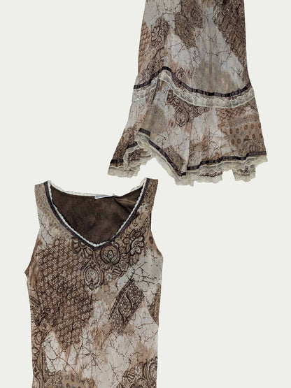 The Forest Queen Maxi Viscose Dress