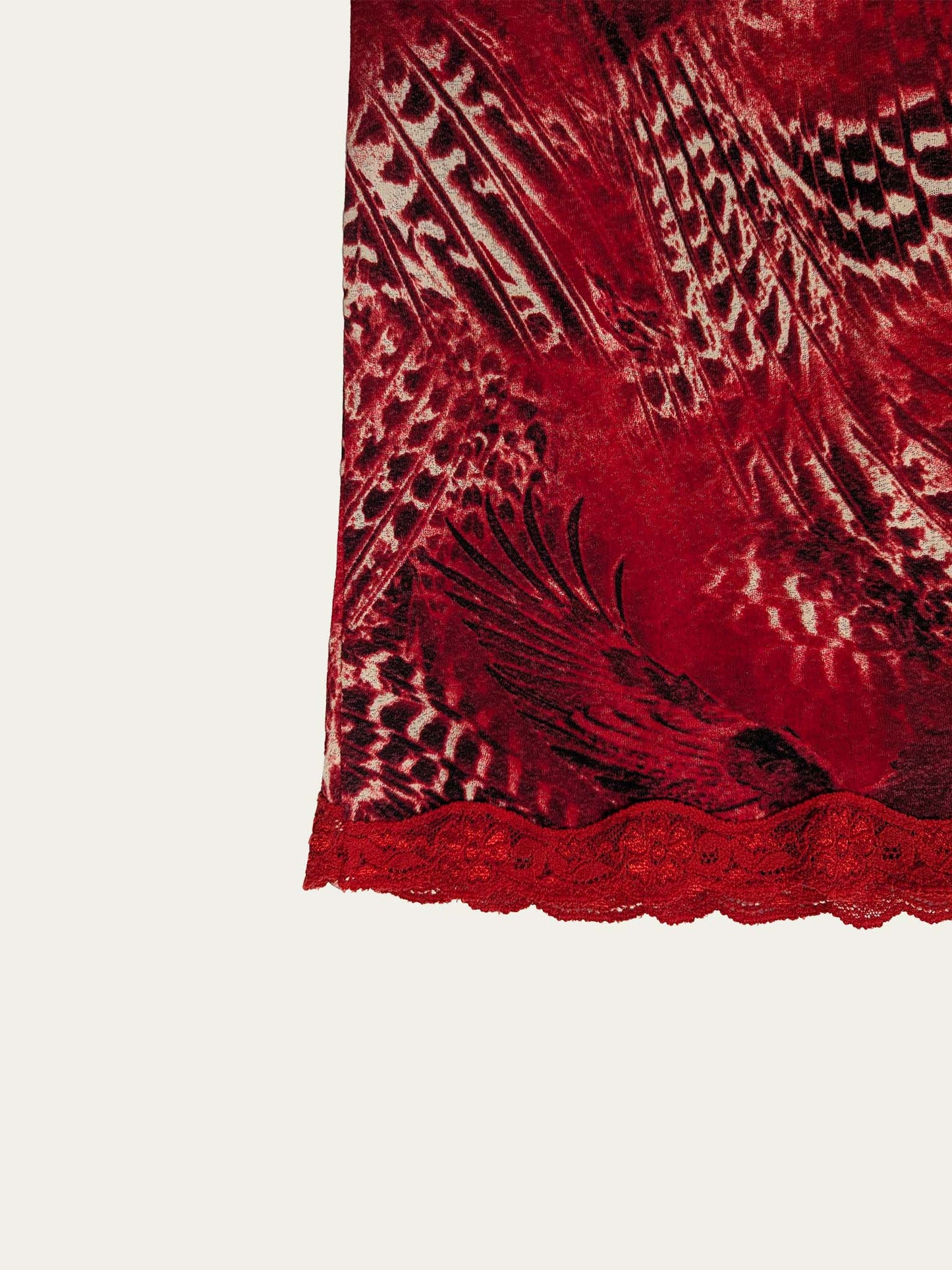 The Red Eagles Mesh Skirt