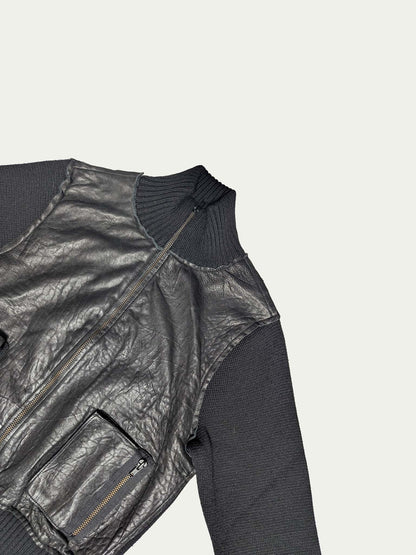 The Leather & Knit Motor Jacket