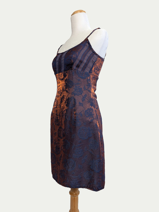 The Rose Jacquard Mini Dress