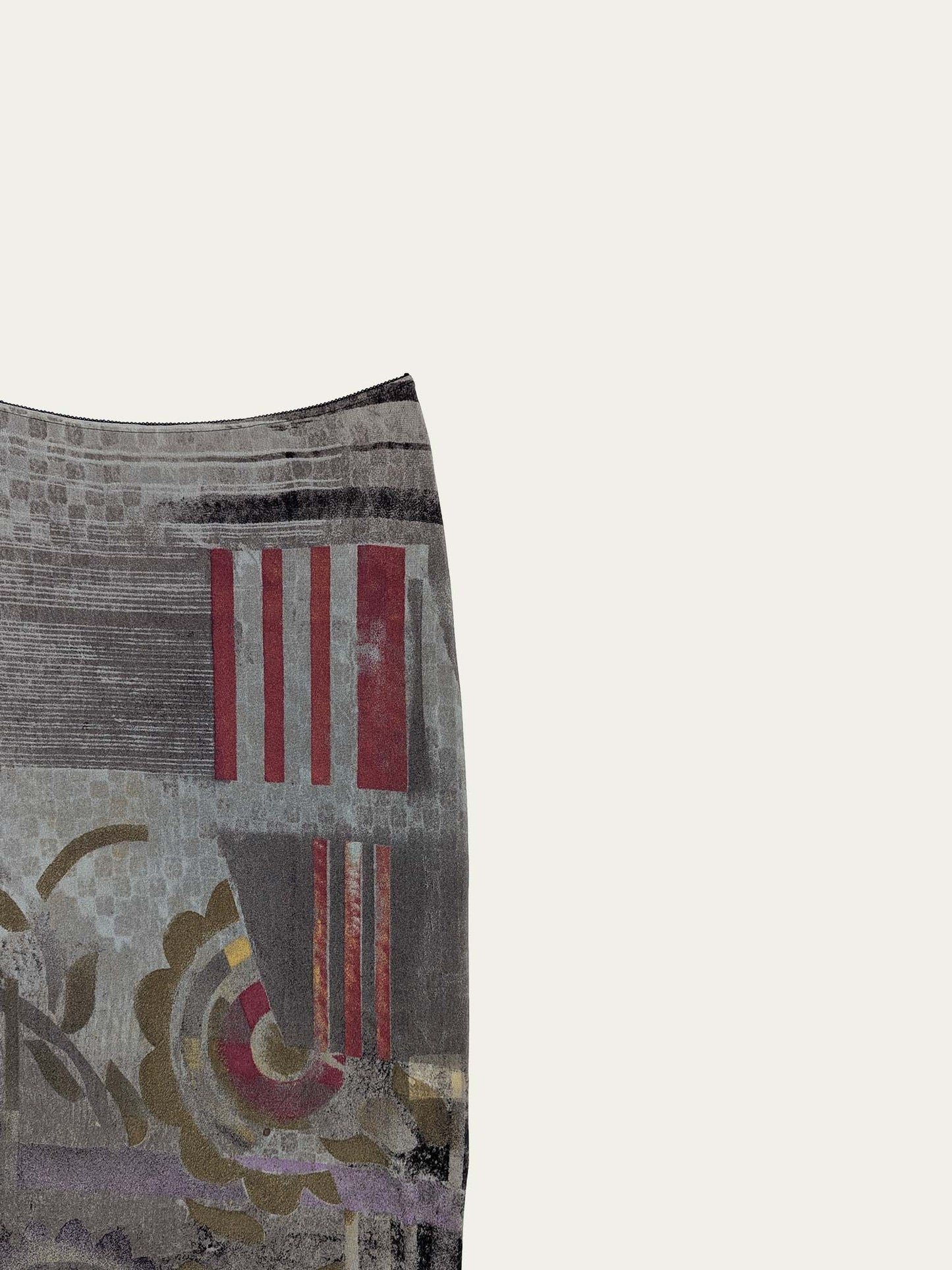 The Maxi Double-Layered Mesh Skirt