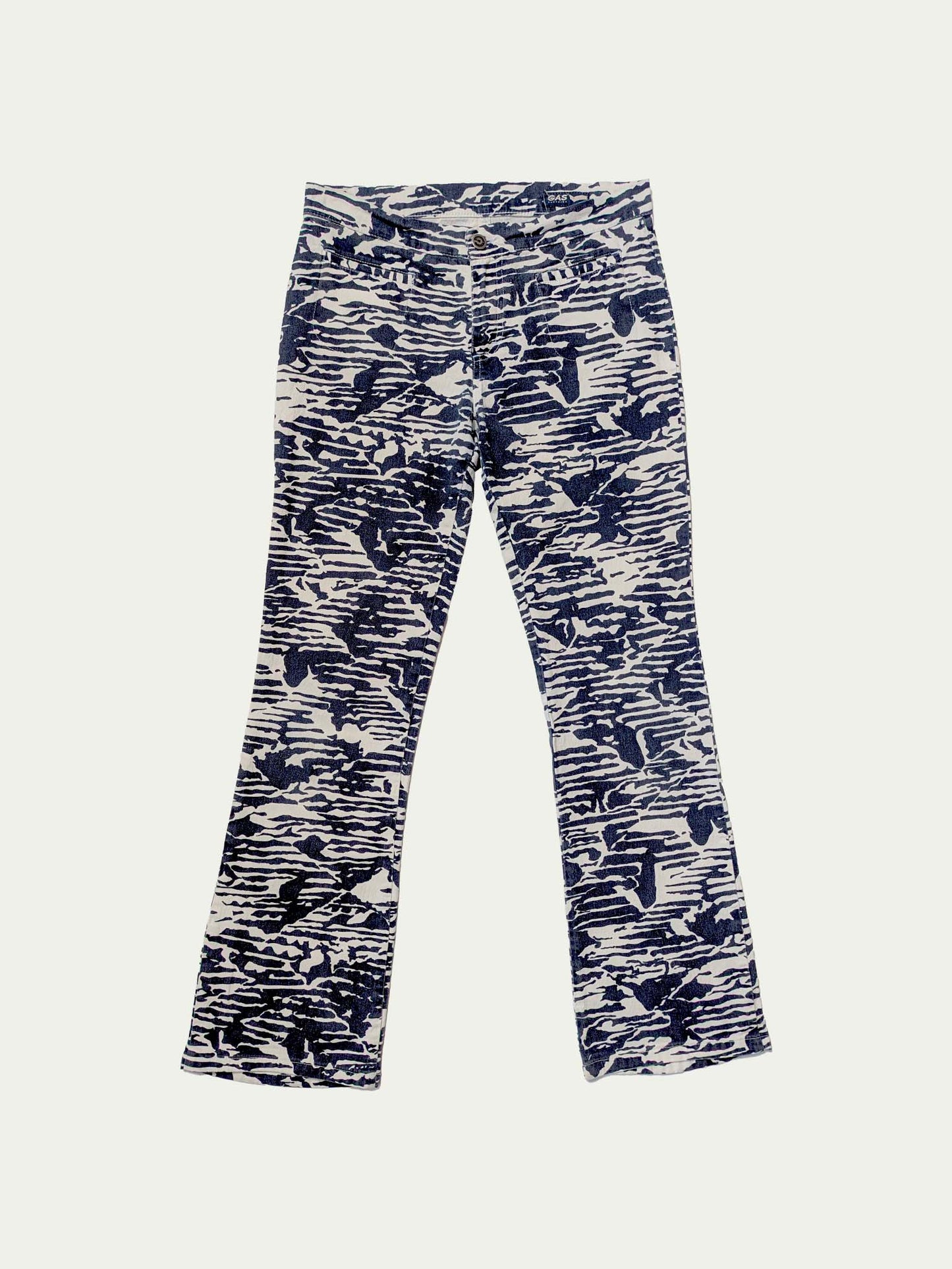 The GAS Blue & white Jeans