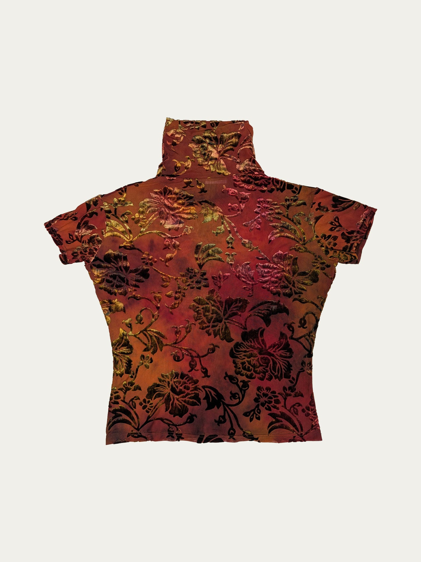 The Mesh & Velvet Roses Top