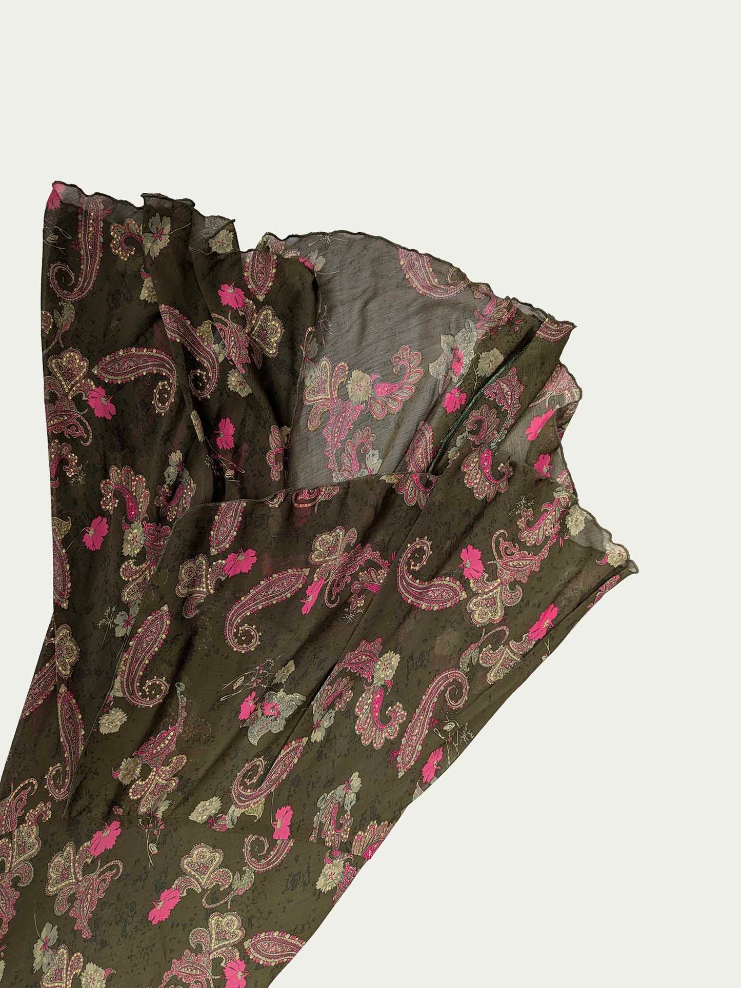 The Olive-Fuchsia Maxi Fairy Dress