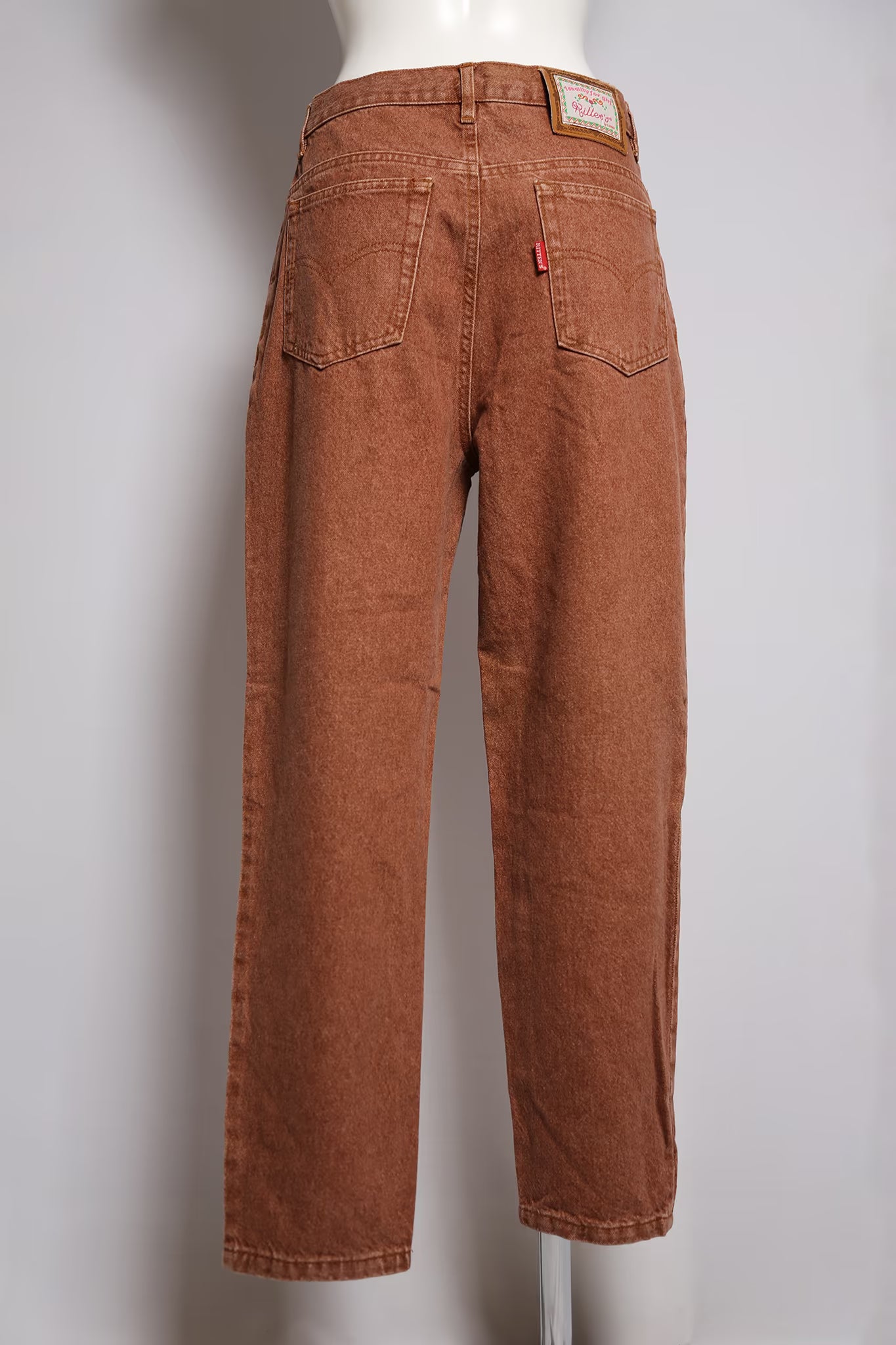 The 90s Smokey Warm Orange Denim