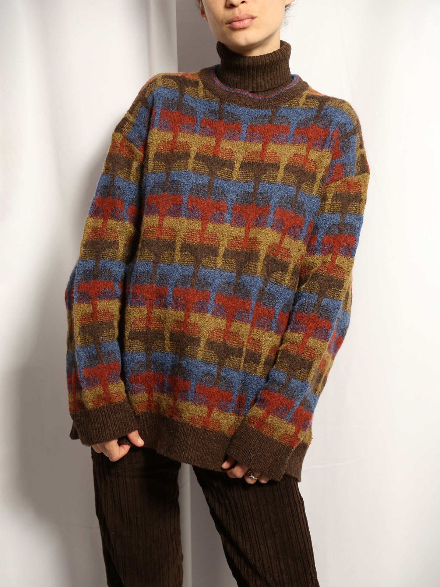 The Warm Tones Square Sweater