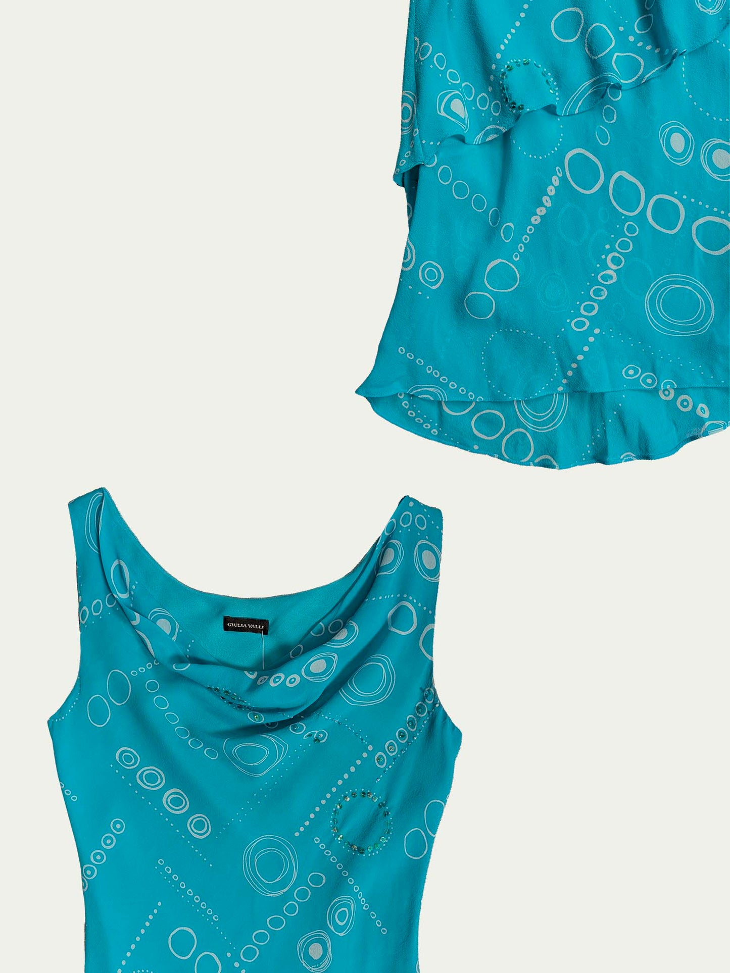 The Maxi Turquoise Silk Dress