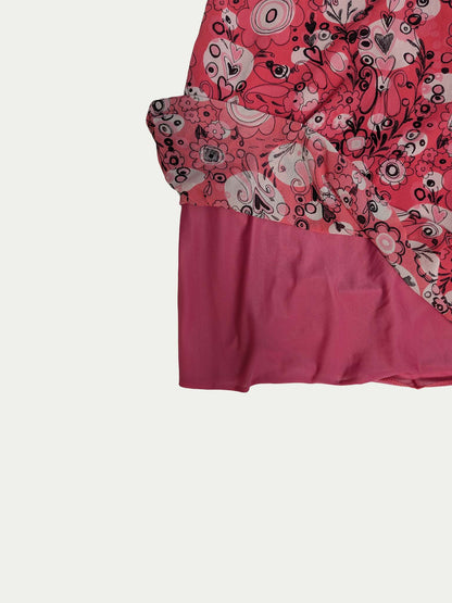 The Pink Doodle Mesh Dress