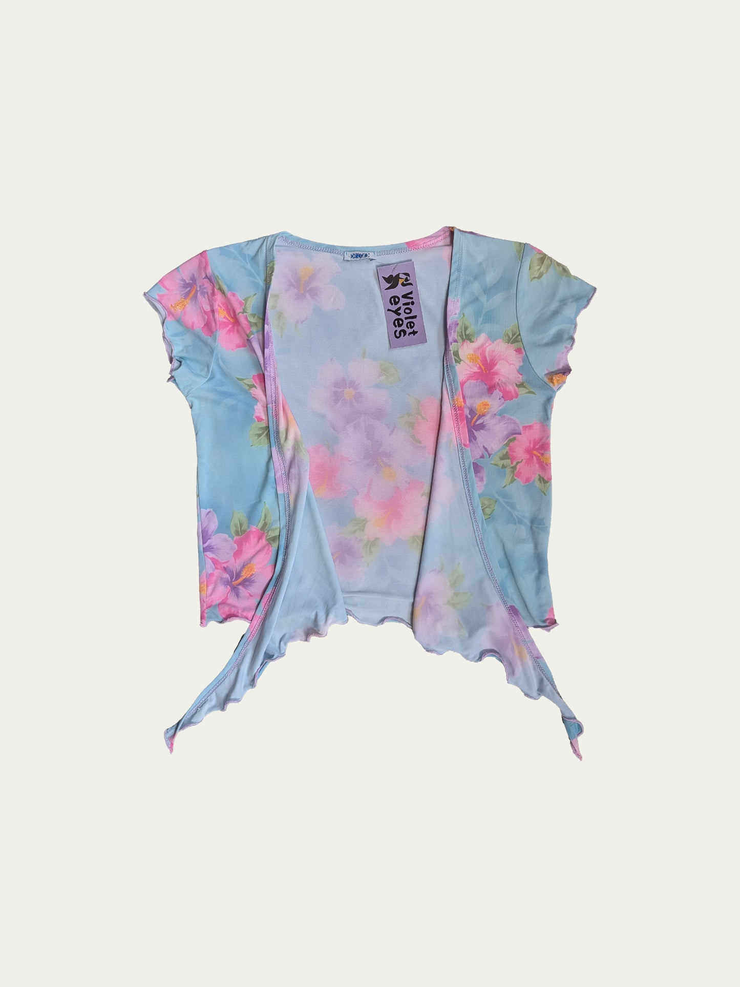 The Onyx Pastel Tie Top