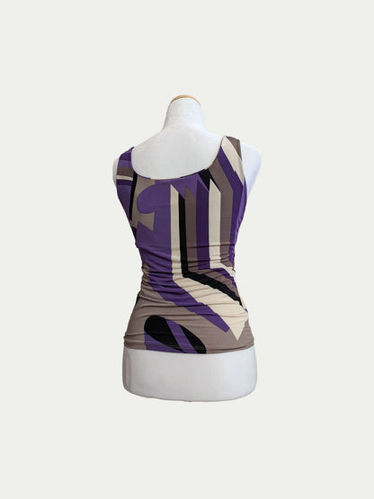 The Geometric Square Neck Top
