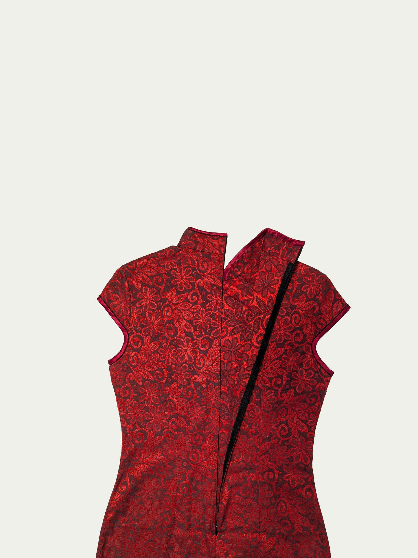 The Red Chinese Mini Dress
