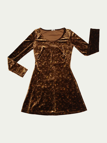 Onyx Velvet Winter Dress