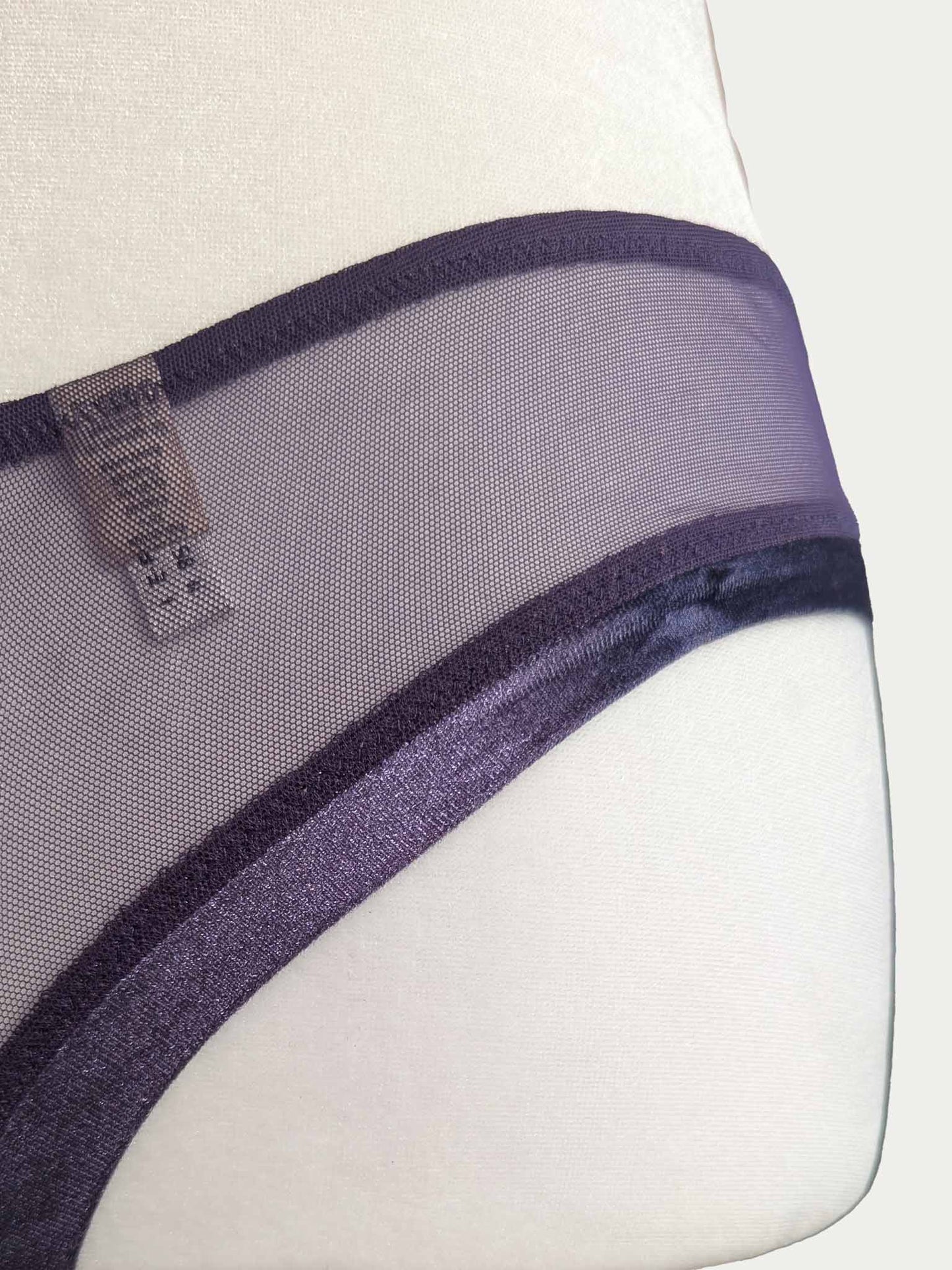 The Eggplant Velvet Lingerie Set