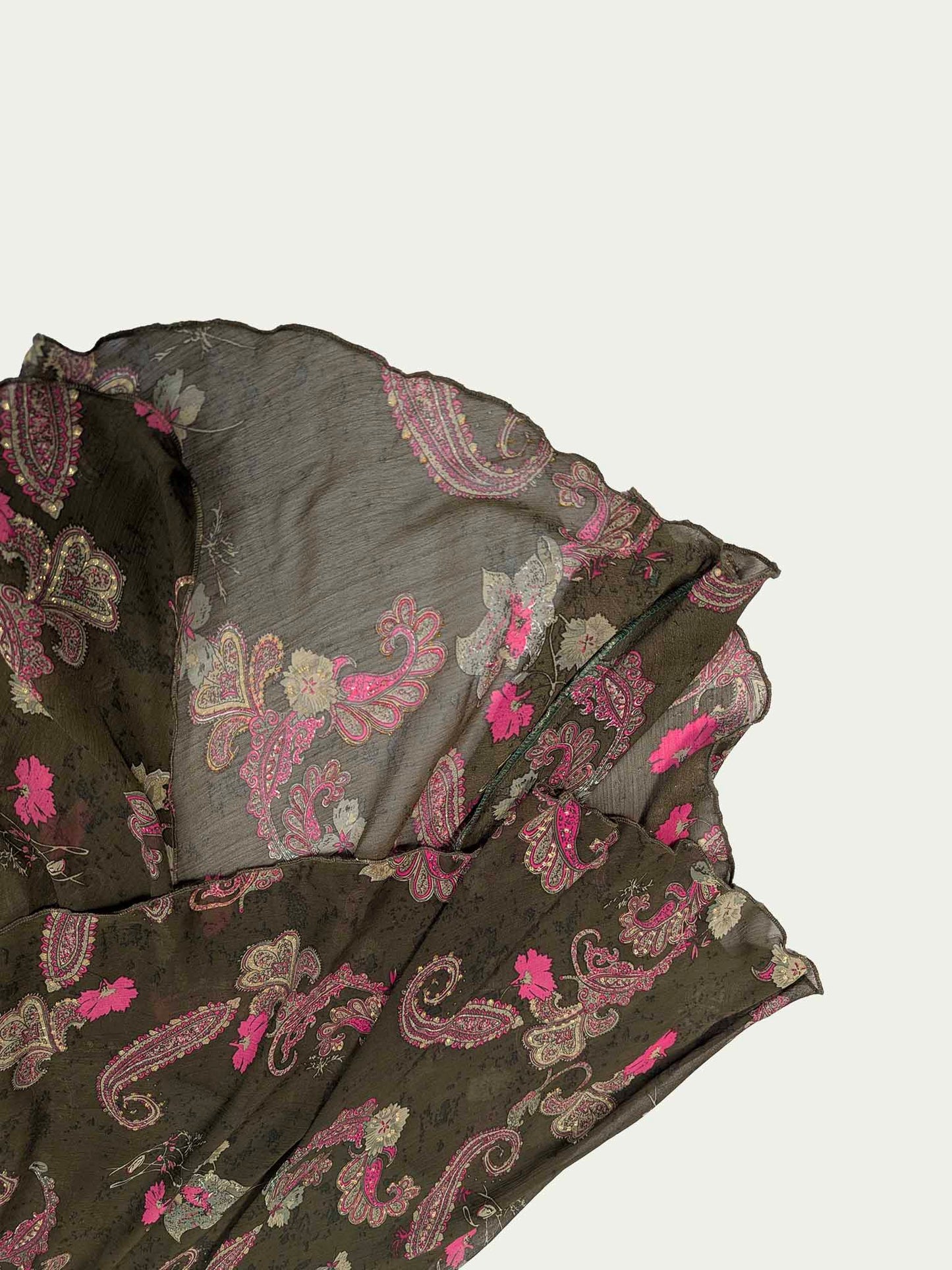 The Olive-Fuchsia Maxi Fairy Dress