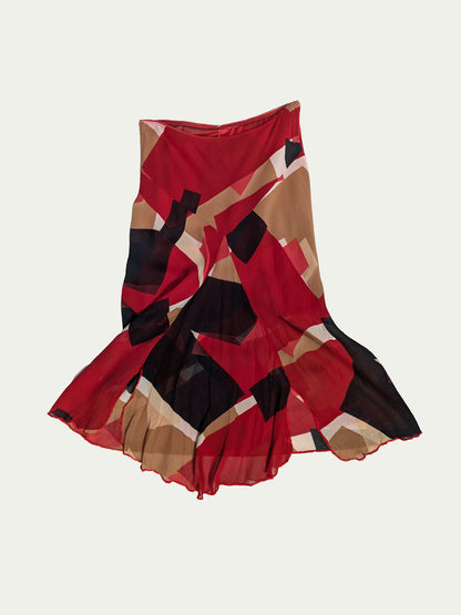 The Asymmetrical Cubism Skirt