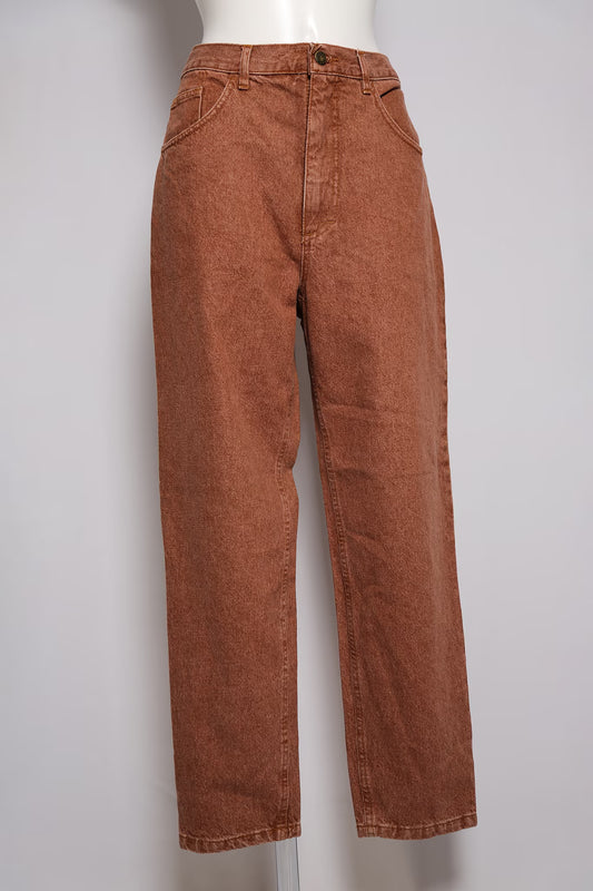 The 90s Smokey Warm Orange Denim