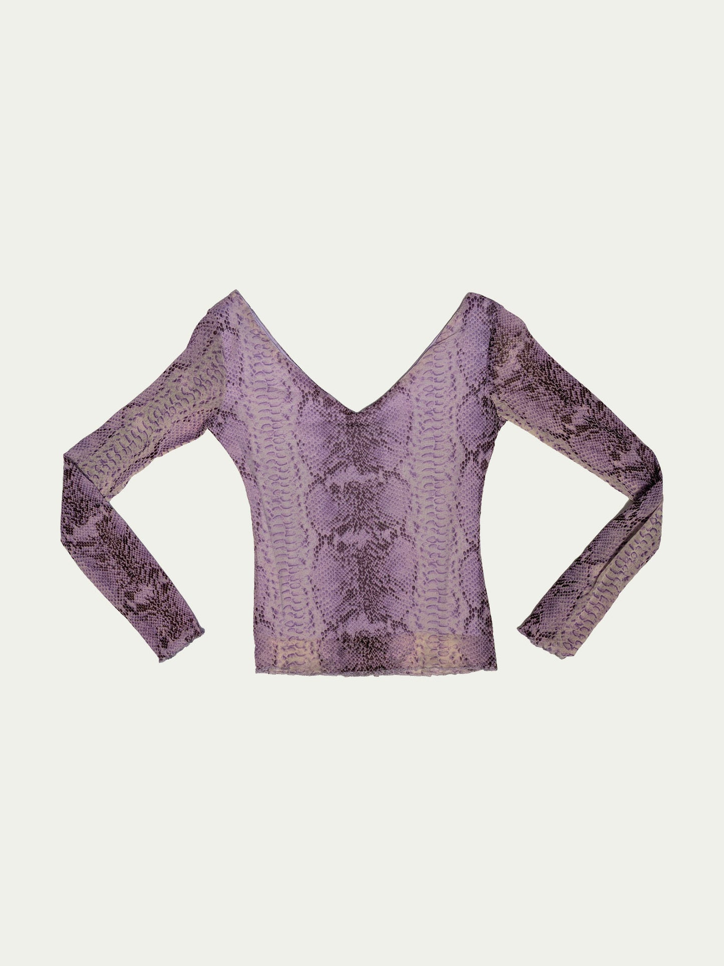 The Violet Snake Mesh Top