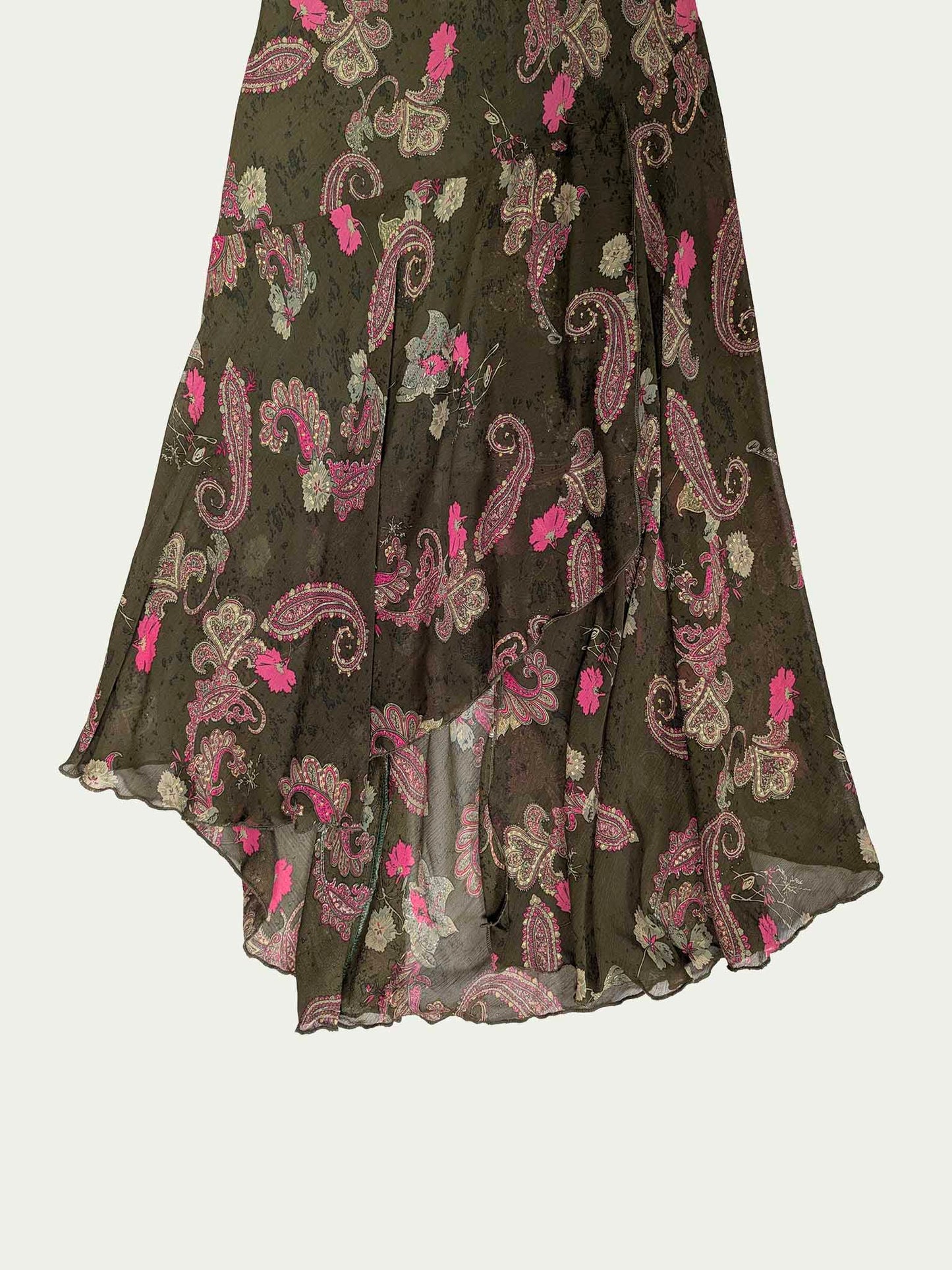 The Olive-Fuchsia Maxi Fairy Dress