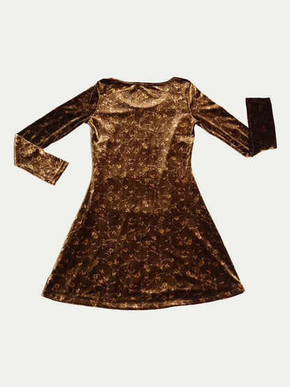 Onyx Velvet Winter Dress